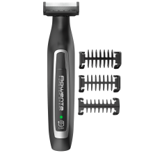 Aparat hibrid de tuns, conturat si barbierit Forever Sharp TN6000F4, lavabil, 3 piepteni, Negru